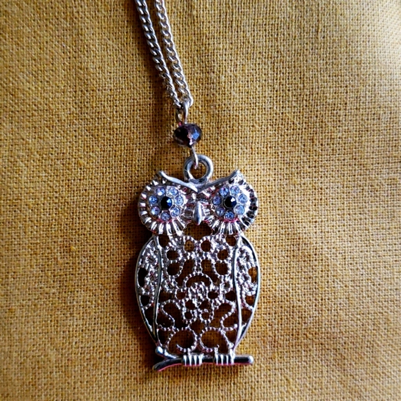 Two owl necklaces - Picture 3 of 5